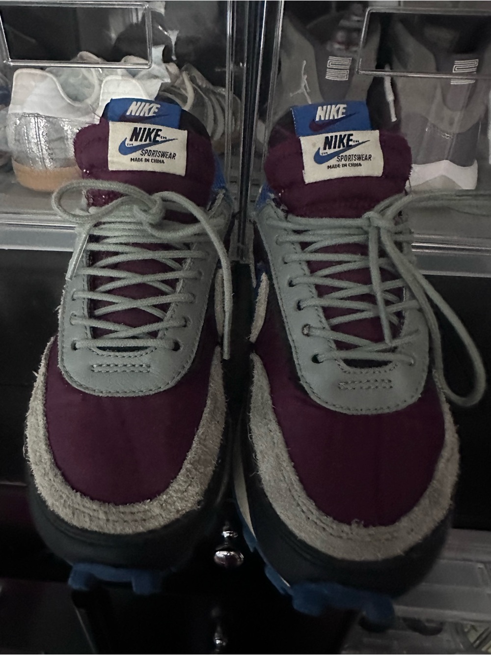 sacai x Undercover x Nike LDWaffle 'Night Maroon Team Royal'